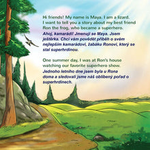 Bilingual-English-Czech-children_s-book-Being-a-superhero-Page1