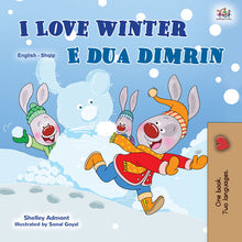 Albanian-Bilingual-book-kids-seasons-I-Love-Winter-KidKiddos-cover
