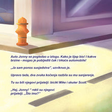 Croatian-children_s-cars-picture-book-Wheels-The-Friendship-Race-Page-1