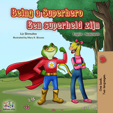 Dutch-English-bilingual-book-for-kids-Being-a-Superhero-cover