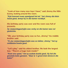 English-Afrikaans-Bilingual-childrens-book-I-Love-to-Share-Shelley-Admont-Page1
