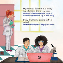 English-Afrikaans-Bilingual-kids-book-lets-play-mom-Page1