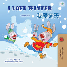 English-Chinese-Bilingual-book-kids-seasons-I-Love-Winter-KidKiddos-cover