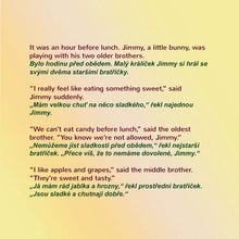 English-Czech-Bilingual-childrens-picture-book-I-Love-to-Eat-Fruits-and-Vegetables-KidKiddos-page1
