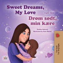English-Danish-Bilingual-childrens-bedtime-story-book-Sweet-Dreams-My-Love-KidKiddos-cover