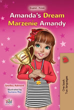 English-Polish-bilingual-childrens-book-Amandas-Dream-cover