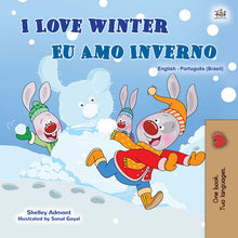 English-Portuguese-Brazil-Bilingual-book-kids-seasons-I-Love-Winter-KidKiddos-cover