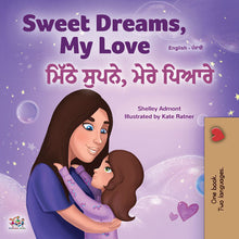 English-Punjabi-Gurmukhi-Bilingual-childrens-bedtime-story-book-Sweet-Dreams-My-Love-KidKiddos-cover