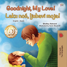 English-Serbian-Bilignual-baby-bedtime-story-Goodnight,-My-Love-cover