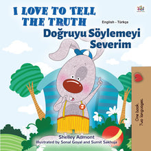 English-Turkish-Bilingual-children's-bedtime-story-I-Love-to-Tell-the-Truth-Shelley-Admont-cover