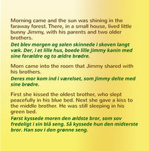 English-Danish-Bilingual-children's-picture-book-I-Love-to-Brush-My-Teeth-Shelley-Admont-page1