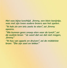Dutch-language-kids-bunnies-book-I-Love-to-Eat-Fruits-and-Vegetables-Shelley-Admont-page1