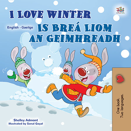 Irish-Bilingual-book-kids-seasons-I-Love-Winter-KidKiddos-cover