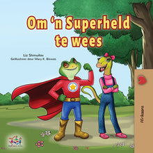 Afrikaans-kids-bedtime-stories-Being-a-Superhero-cover