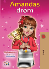 Book cover with a girl holding a chess champion trophy on a pink background