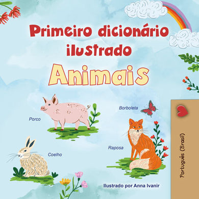 Animals-First-Picture-Dictionary-Portuguese-Braz-children-book-cover