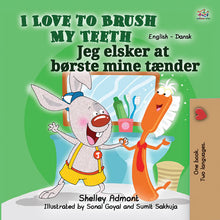 Danish-Bil-language-childrens-bedtime-story-I-Love-to-Brush-My-Teeth-Shelley-Admont-cover