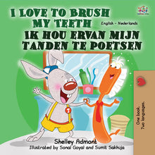 Dutch-Bil-language-childrens-bedtime-story-I-Love-to-Brush-My-Teeth-Shelley-Admont-cover