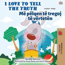 English-Albanian-Bilingual-children's-bedtime-story-I-Love-to-Tell-the-Truth-Shelley-Admont-cover