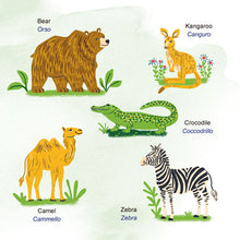 eBook: First Picture Dictionary - Animals (English Italian Bilingual Children's Book)