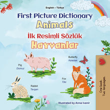 First-Picture-Dictionary-Animals-English-Turkish-Bilingual-children-book-cover