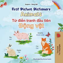 First-Picture-Dictionary-Animals-English-Vietnamese-Bilingual-children-book-cover