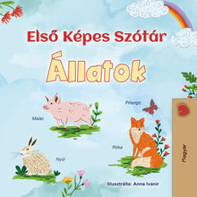 First-Picture-Dictionary-Animals-Hungarian-children-book-cover