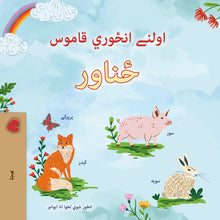 First-Picture-Dictionary-Animals-Pashto-children-book-cover