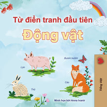 First-Picture-Dictionary-Animals-Vietnamese-children-book-cover