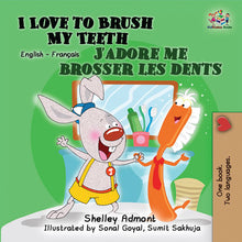 French-Bil-language-childrens-bedtime-story-I-Love-to-Brush-My-Teeth-Shelley-Admont-cover