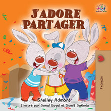 French-language-kids-book-about-bunnies-I-Love-to-Share-cover