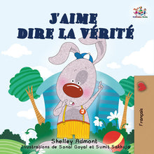 I-Love-to-Tell-the-Truth-French-language-picture-book-for-kdis-Shelley-Admont-cover