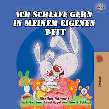 German-language-children's-bedtime-story-Shelley-Admont-I-Love-to-Sleep-in-My-Own-Bed-cover