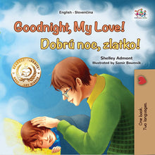 Goodnight-My-Love-English-Slovak-Kids-book-cover