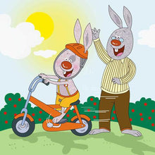 English-Slovak-Bilingual-kids-bunnies-book-I-Love-My-Dad-Shelley-Admont-page14