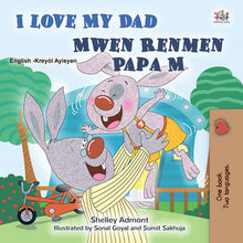I-Love-My-Dad-Shelley-Admont-English-Haitian-Kids-Book-cover