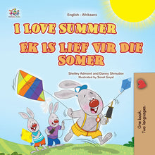 I-Love-Summer-Shelley-Admont-English-Afrikaans-Kids-Book-cover