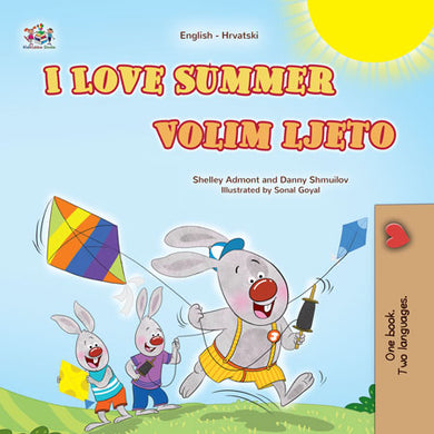 I-Love-Summer-Shelley-Admont-English-Croatian-Kids-Book-cover