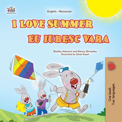 I-Love-Summer-Shelley-Admont-English-Romanian-Kids-Book-cover