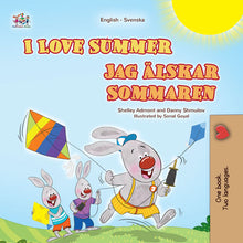 I-Love-Summer-Shelley-Admont-English-Swedish-Kids-Book-cover