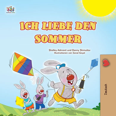 I-Love-Summer-Shelley-Admont-German-Kids-Book-cover
