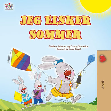 I-Love-Summer-Shelley-Admont-Norwegian-children-book-cover