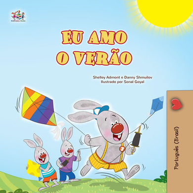 I-Love-Summer-Shelley-Admont-Portuguese-Brazil-Kids-Book-cover