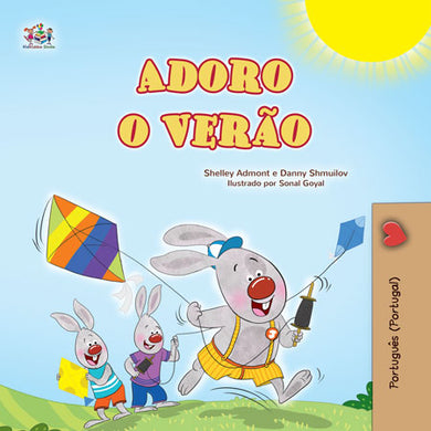 I-Love-Summer-Shelley-Admont-Portuguese-Portugal-Kids-Book-cover