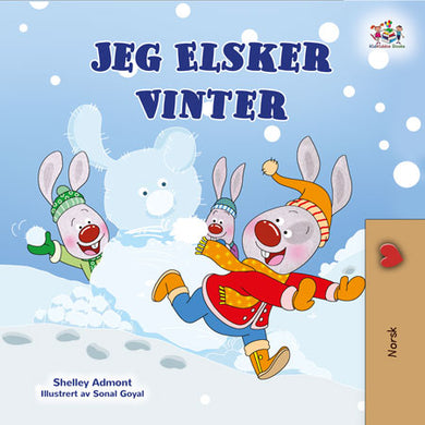 I-Love-Winter-Shelley-Admont-Norwegian-children-book-cover