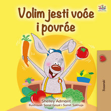 I-Love-to-Eat-Fruits-and-Vegetables-Shelley-Admont-Bosnian-children-book-cover