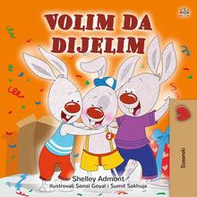 I-Love-to-Share-Shelley-Admont-Bosnian-children-book-cover