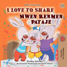 I-Love-to-Share-Shelley-Admont-English-Haitian-Kids-book-cover