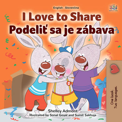 I-Love-to-Share-Shelley-Admont-English-Slovak-Kids-book-cover
