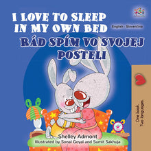 I-Love-to-Sleep-in-My-Own-Bed-Shelley-Admont-English-Slovak-Book-for-Kids-cover